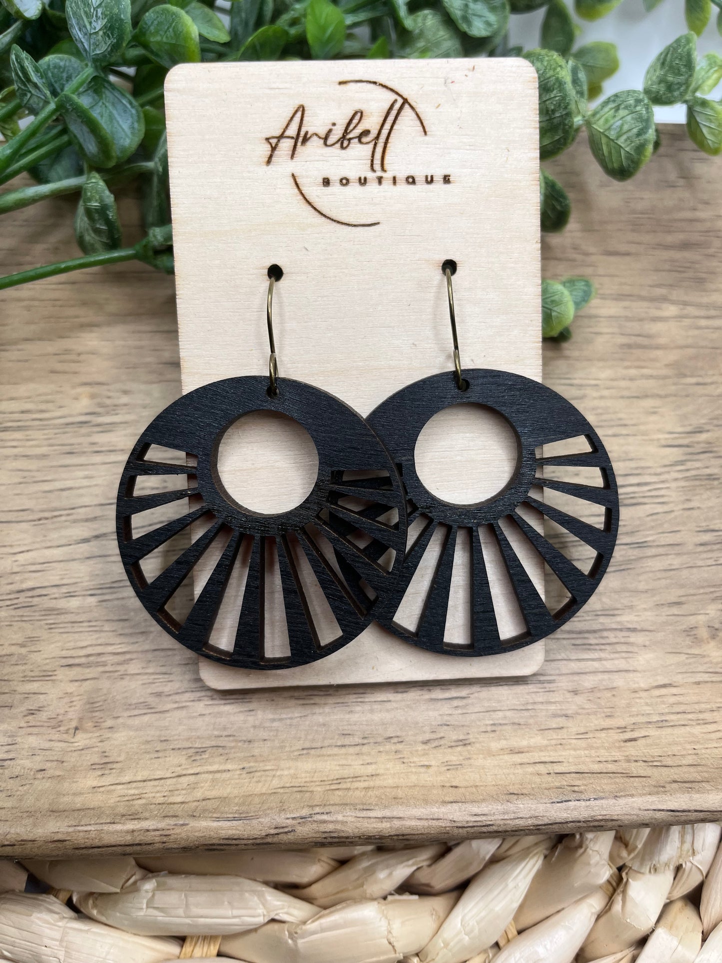 Ray of Sunshine open circle earring